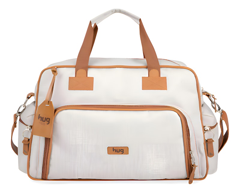 Bolsa Maternidade Mimosa Bege Grande 1