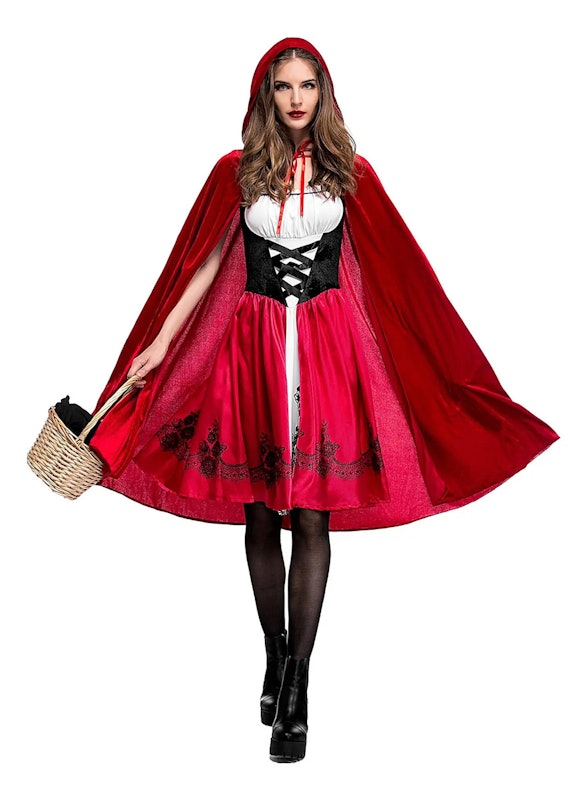 Fantasia Feminina com Capuz Vermelho 1