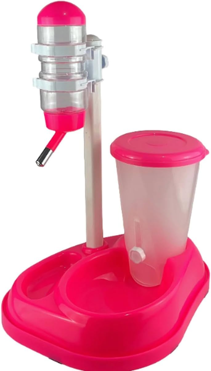Bebedouro com Lambe Bilha e Comedouro Automático Lorben para Cães e Gatos 1