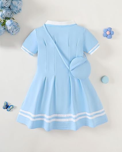 Vestido Infantil Azul 2
