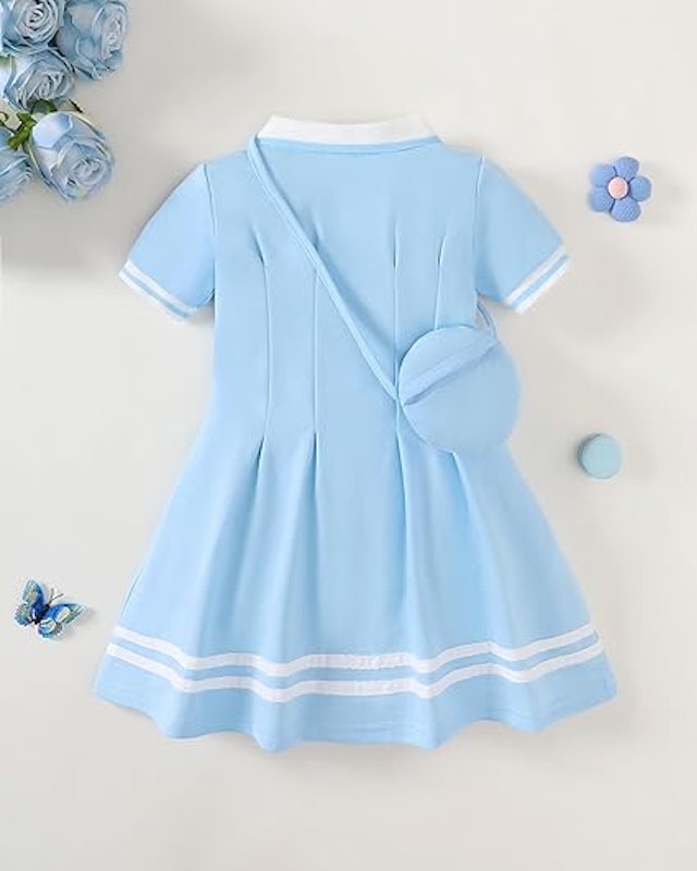 Vestido Infantil Azul 2