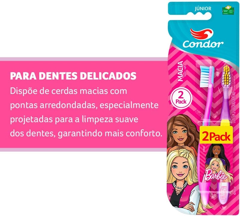 Escova Dental Condor Júnior Macia 3