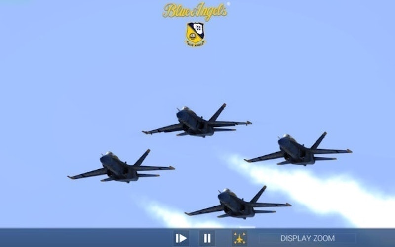 Blue Angels Aerobatic Flight Simulator 1