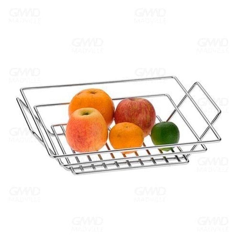 Fruteira De Mesa Quadrada Baixa 1