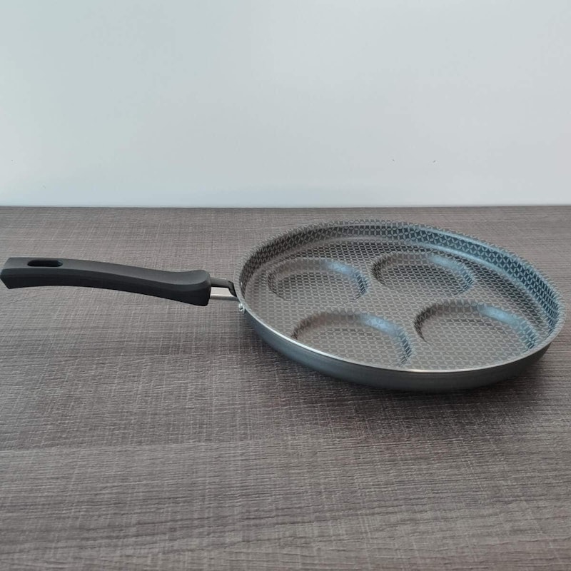 Frigideira 4 Ovos Gourmet Antiaderente de Alumínio 5