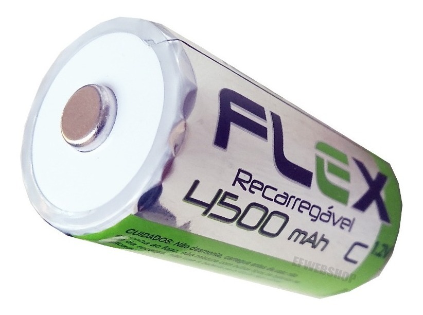 Pilha Recarregável Flex Tipo C 4500 mAh 2
