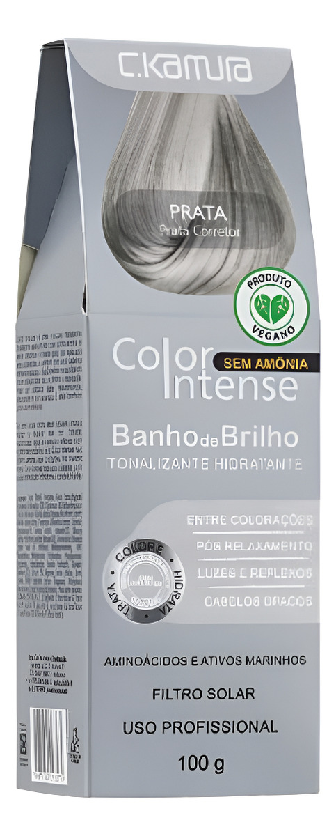 Tonalizante Color Intense Prata Banho de Brilho 1
