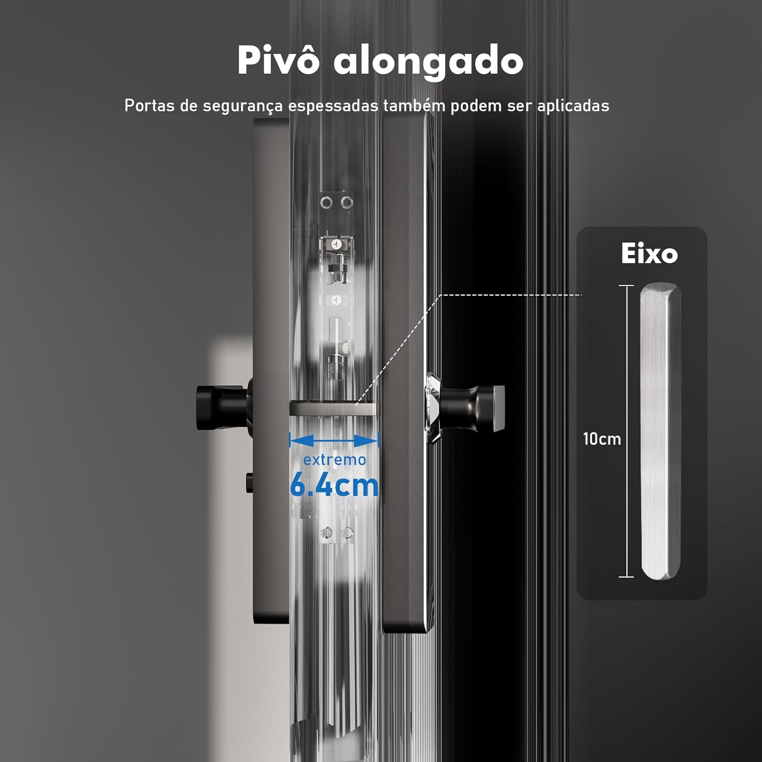 Fechadura Eletrônica Inteligente Digital Biométrica 4