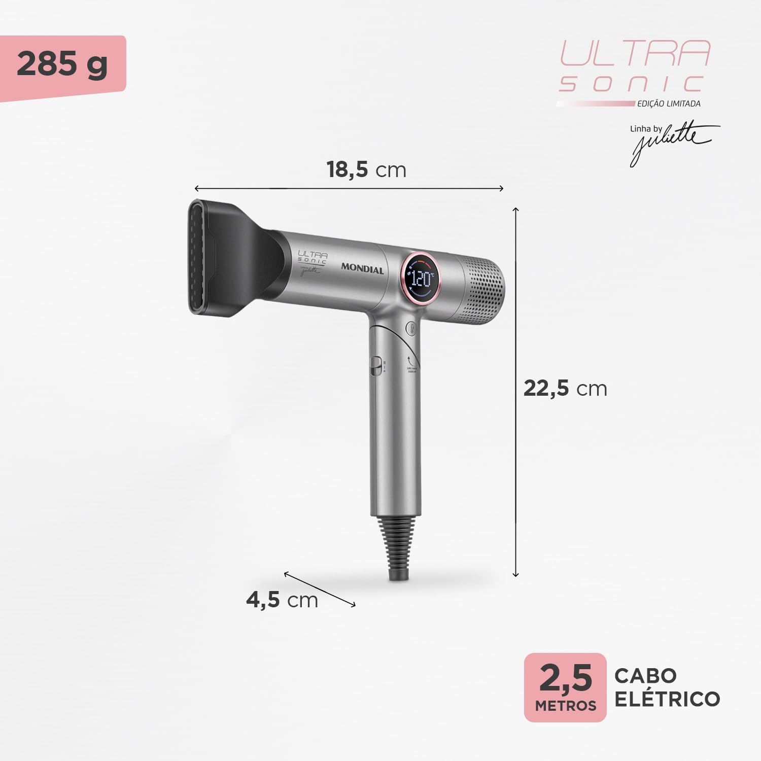 Secador Ultra Sonic by Juliette 4