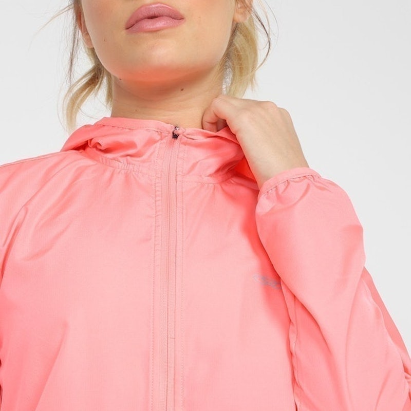 Jaqueta Corta-Vento Feminina Essential Rosa Coral 4