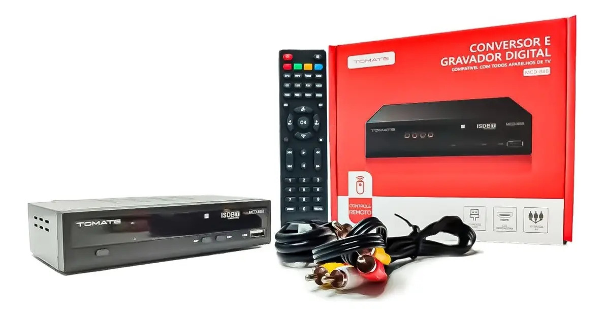 Conversor Digital TV Full HD com Gravador MCD-888 2