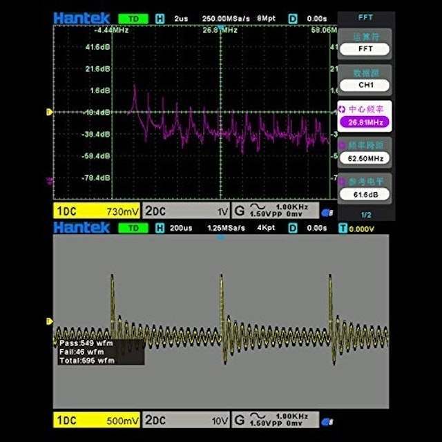 Osciloscópio Digital Hantek de Bancada DSO2D15 5