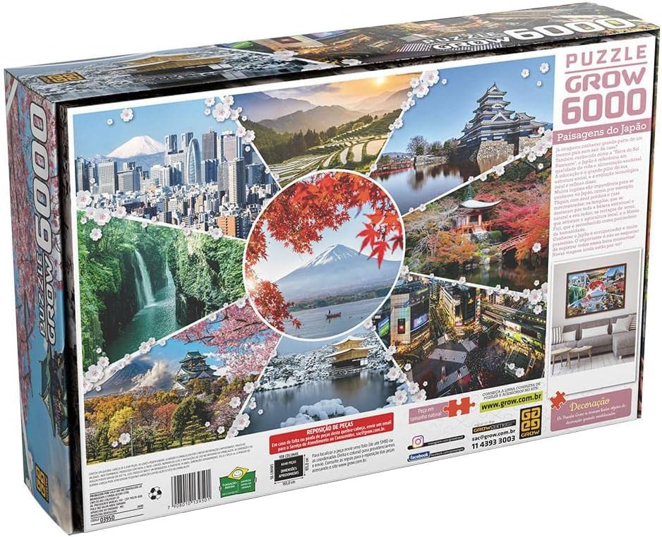 Puzzle 6000 Peças Paisagens do Japão 3