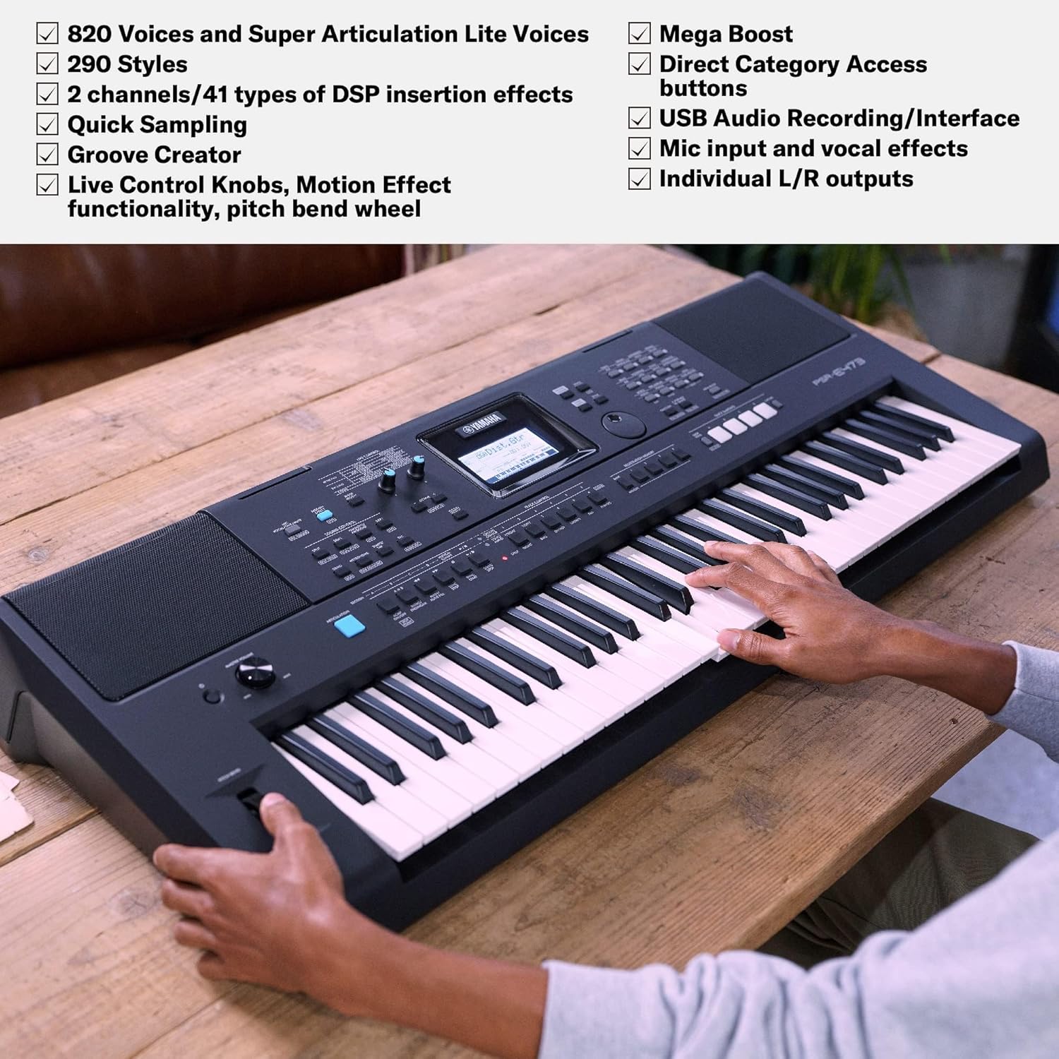 Yamaha PSR-E473 4