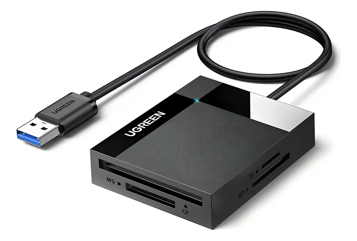 Leitor de Cartão Memória Ugreen para Usb 3.0 Externo Portátil 1