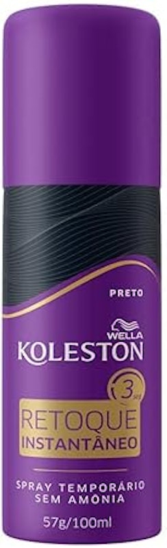 Retoque Instantâneo Spray Koleston Preto 1