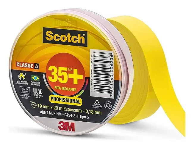 Fita Isolante 3M Scotch 35+ 1