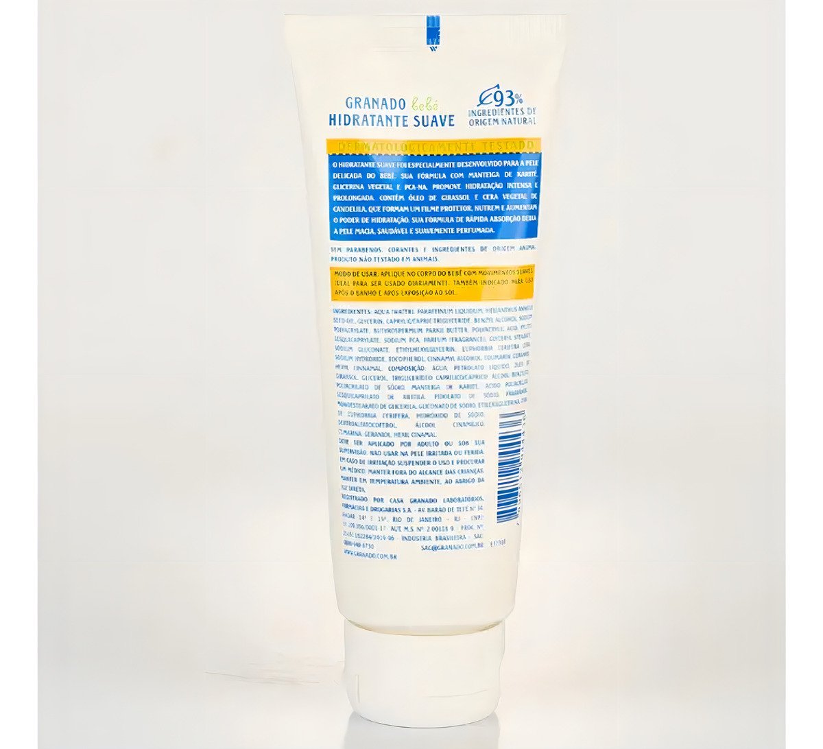 Hidratante Suave para Bebê Tradicional 120 ml 2