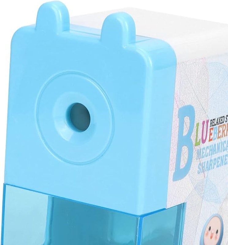 Apontador de Lápis Manual com Manivela Blueberry 5