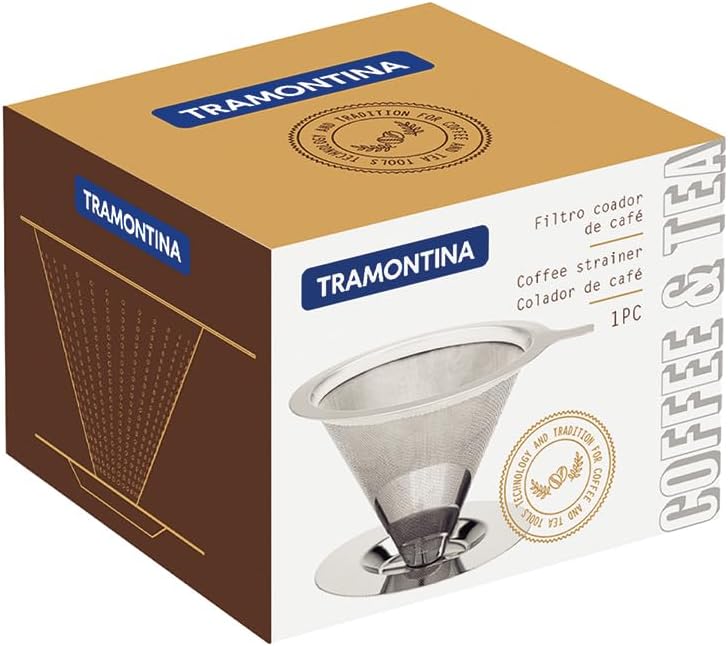 Coador de Café Tramontina em Aço Inox 10