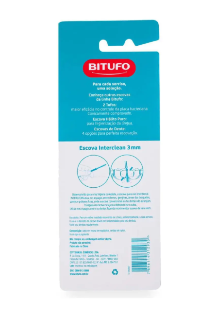 Escova Interdental HB Ø 3 mm 3