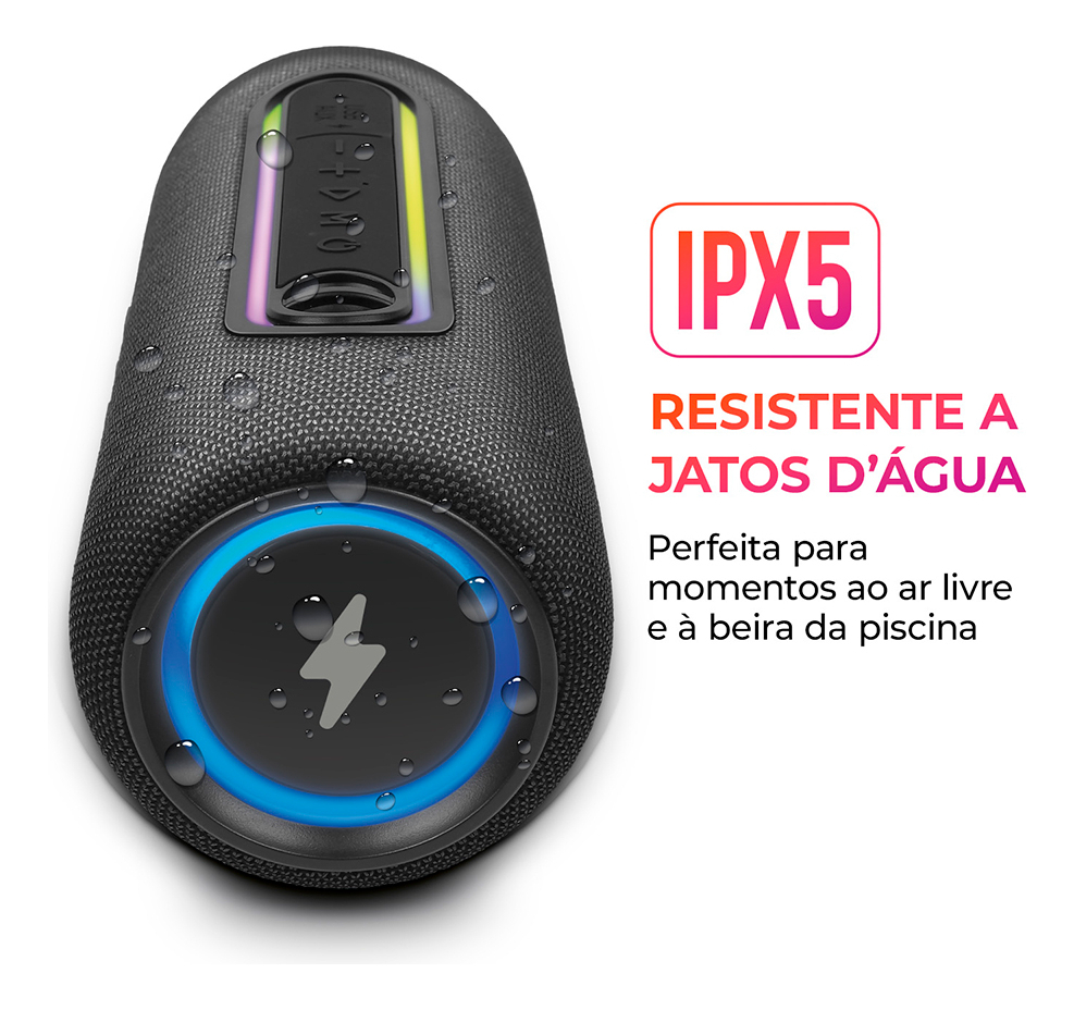 Caixa de Som Speaker AIWA SP-05-LB 4