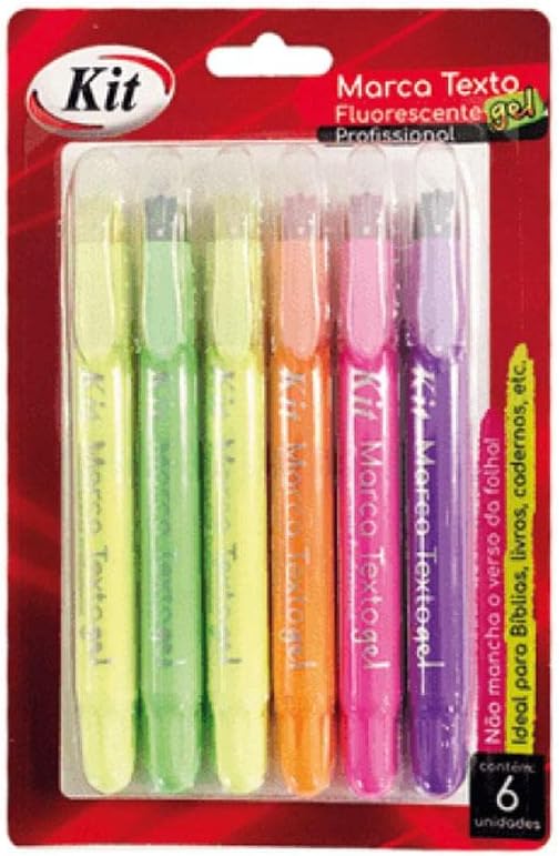 Marca Texto Gel Profissional Fluorescente 1