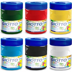 Tinta Tempera Guache 6 Cores