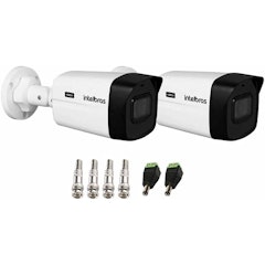 Kit 2 Câmeras Bullet HDCVI com Infravermelho
