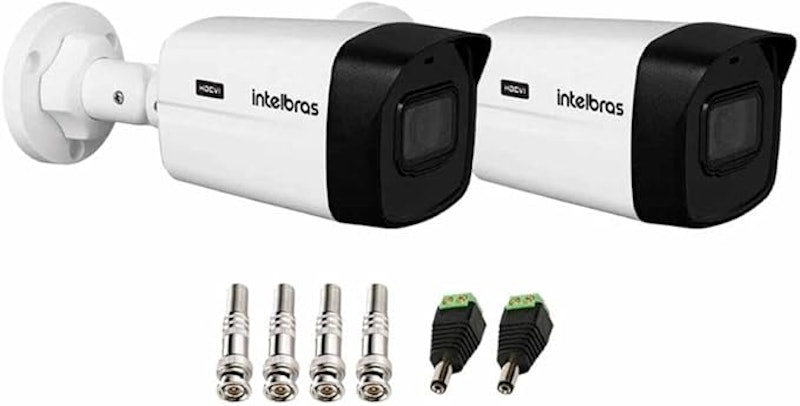 Kit 2 Câmeras Bullet HDCVI com Infravermelho 1