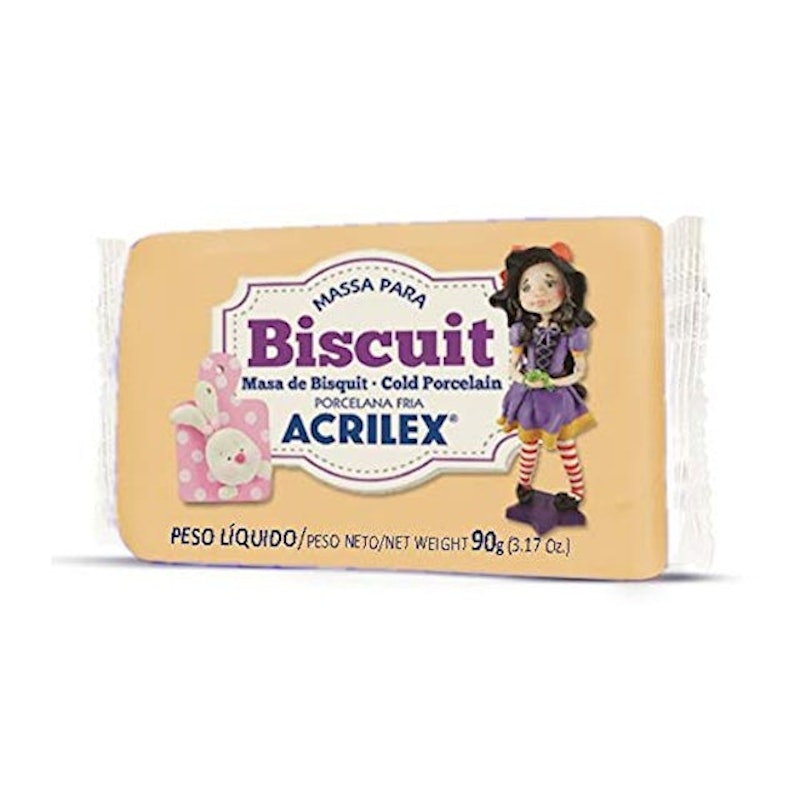 Massa de Biscuit Acrilex Pêssego 1