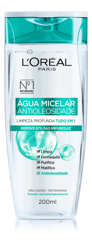Água Micelar Efeito Matte 1