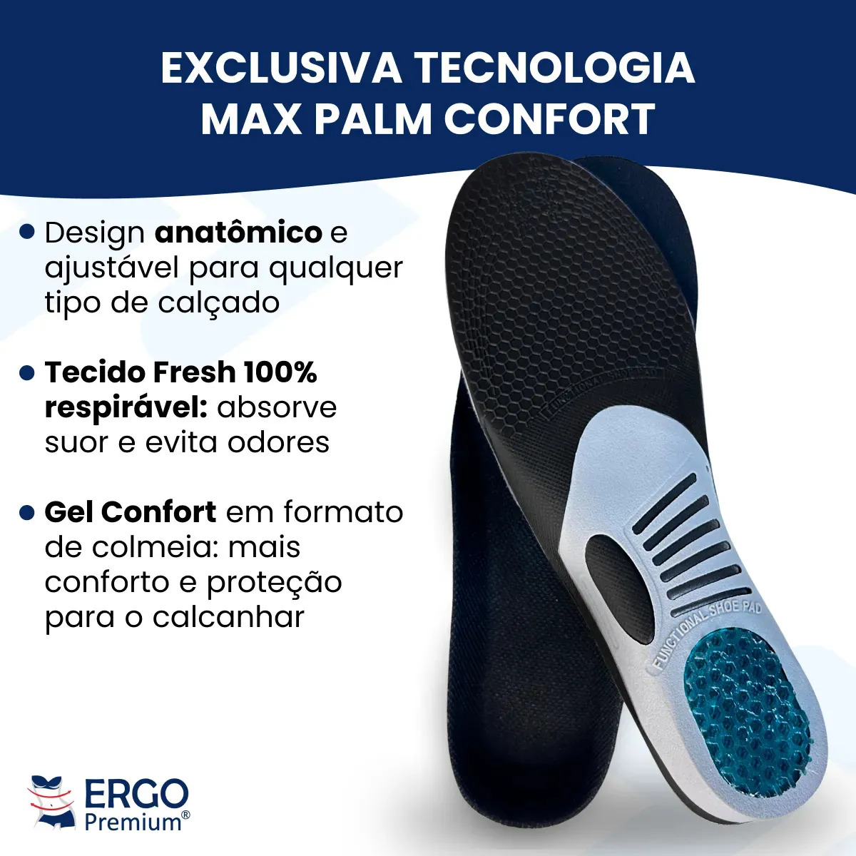 Palmilha Max Palm Confort 2.0 2