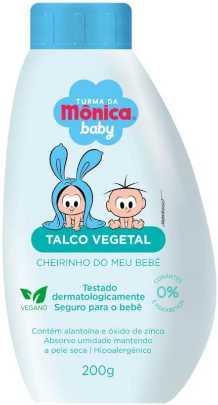 Talco Vegetal Turma da Mônica Baby 1