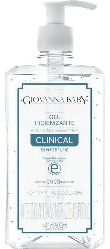 Álcool em Gel Higienizante Giovanna Baby Clinical 1