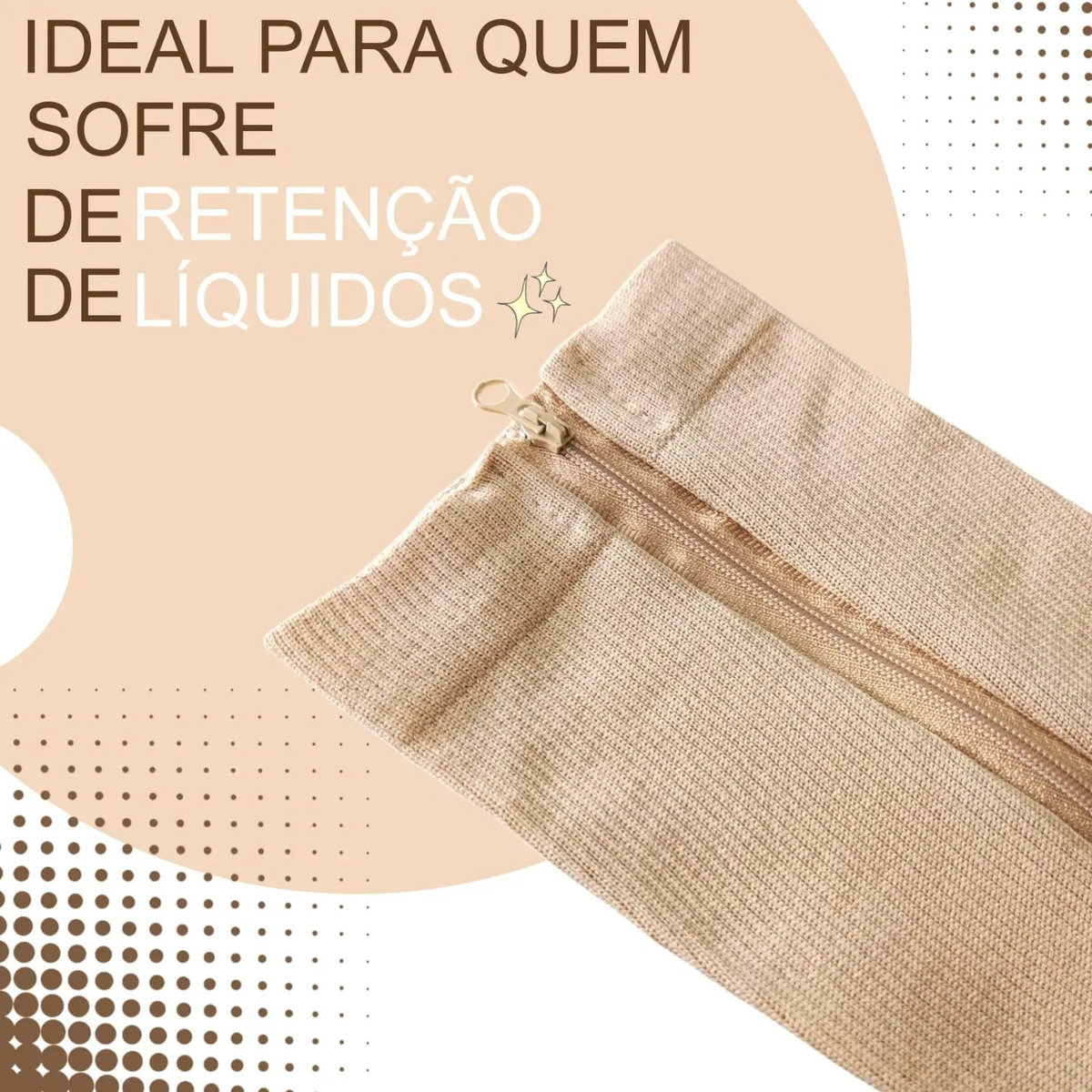 Meia de Compressão com Ziper Tratamento de Varizes e Trombose 4