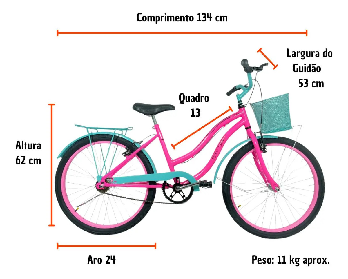 Bicicleta Infantil Cissa Aro 24 Bike Stilo 5