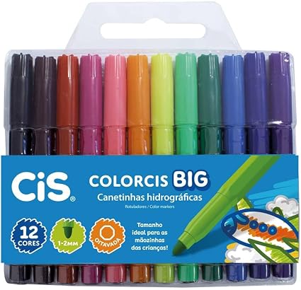 Canetinhas Hidrográficas ColorCIS Jumbo 1