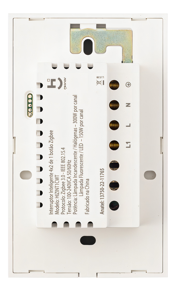 Interruptor Inteligente Touch para Automação Geonav 3