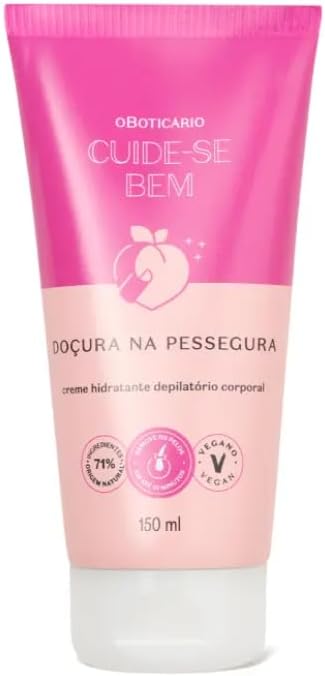 Creme Hidratante Depilatório Corporal Cuide-se Bem Doçura na Pessegura 1