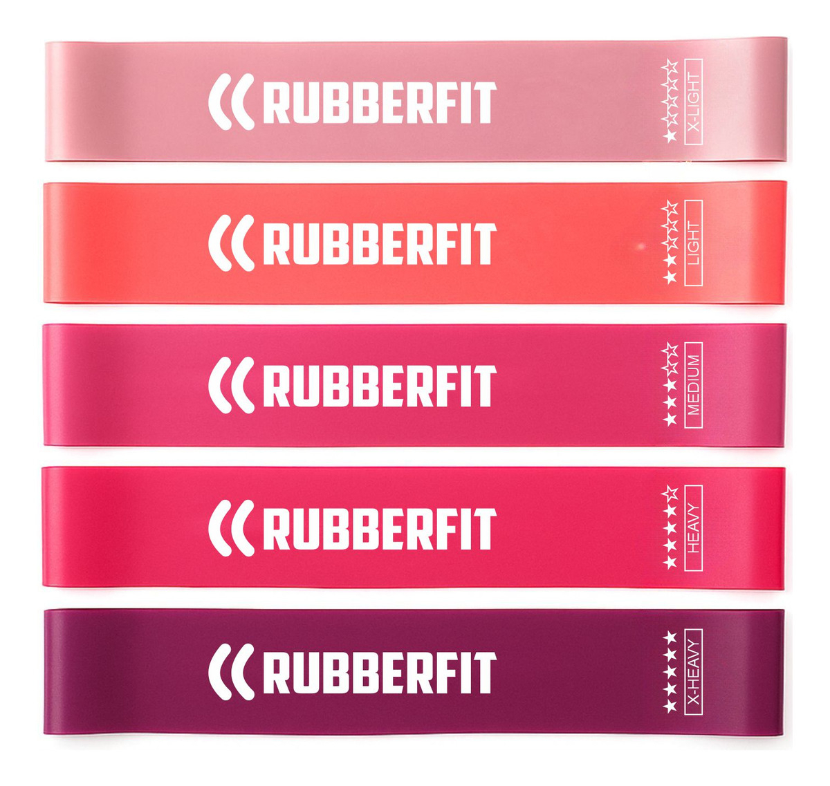 Kit de Elásticos Mini Band Rubber Fit 1