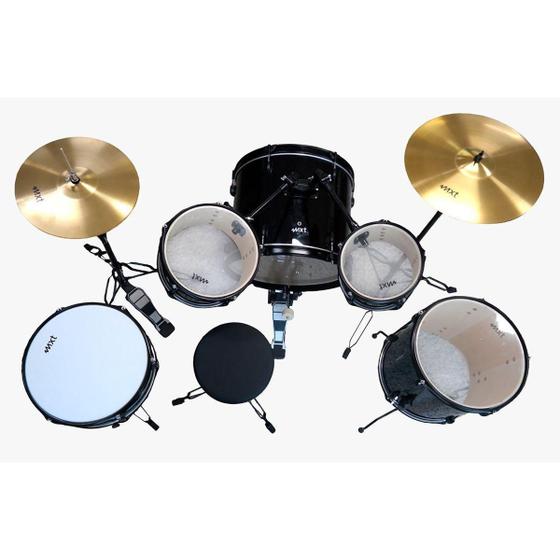 Bateria Acústica Completa Mxt Mb120p com Pratos e Banco 2