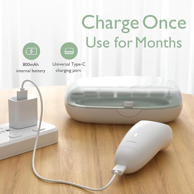 Lixa Aparador de Unhas Elétrico Momcozy 4
