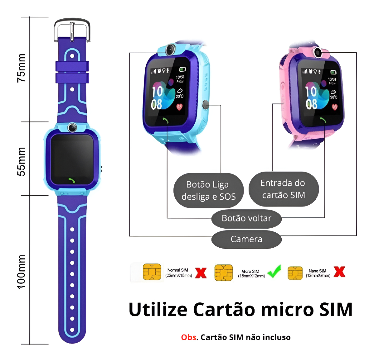 Smartwatch Infantil Howear 4