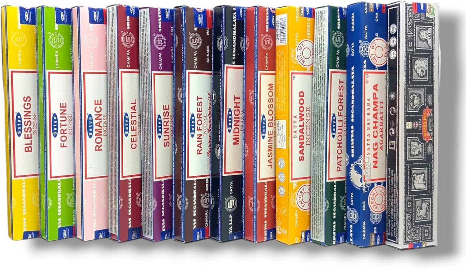 Incenso Satya Nag Champa Aromas Mistos 12 cx 3