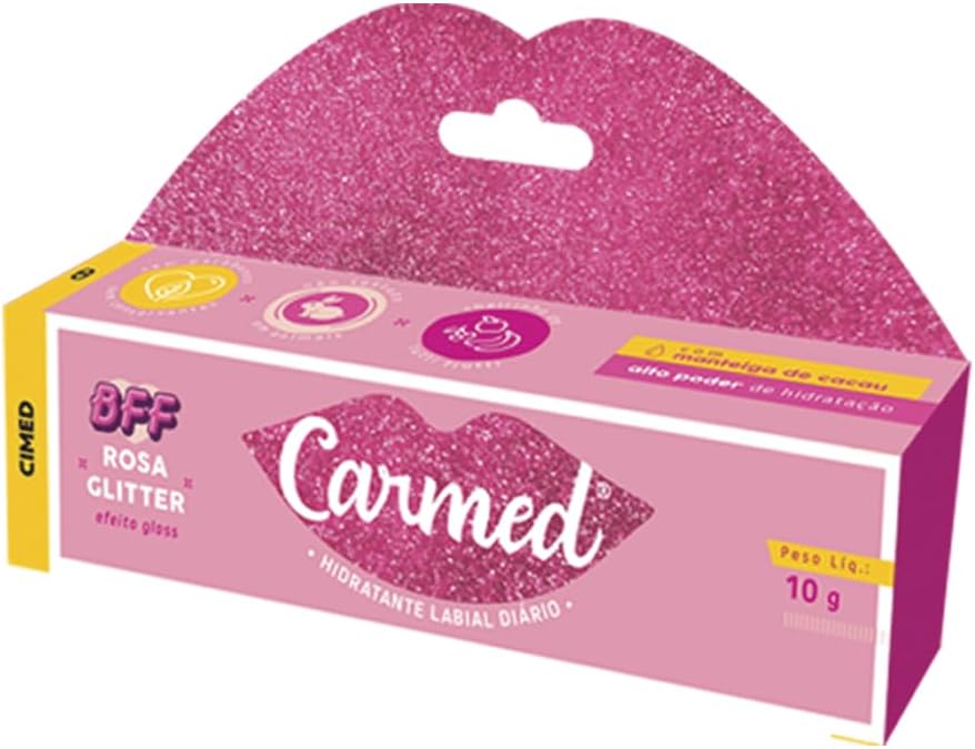 Hidratante Labial com Cor Rosa Glitter CIMED 2