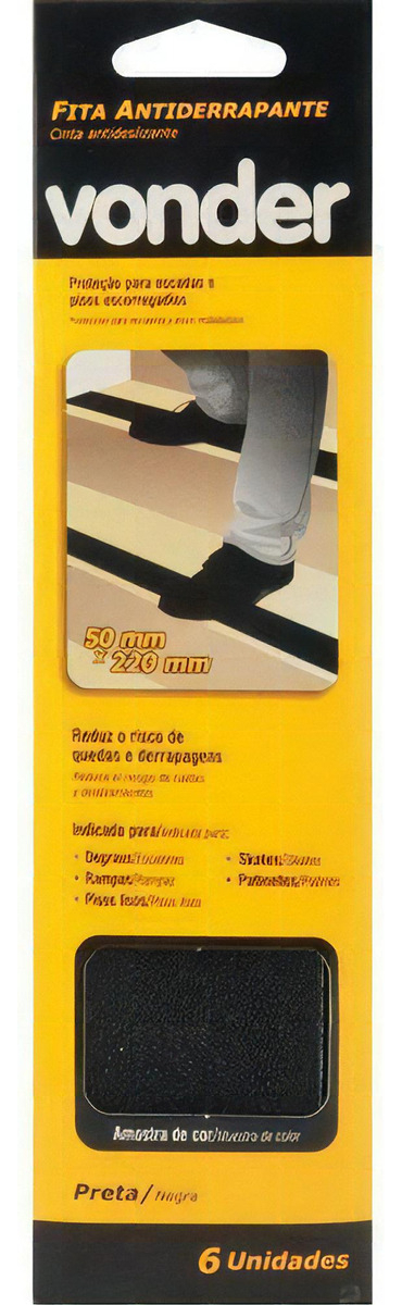 Fita Antiderrapante com 6 Peças Vonder 2