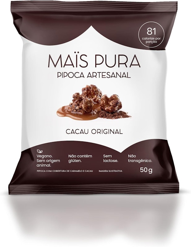 Pipoca Artesanal Mais Pura Cacau Original 1