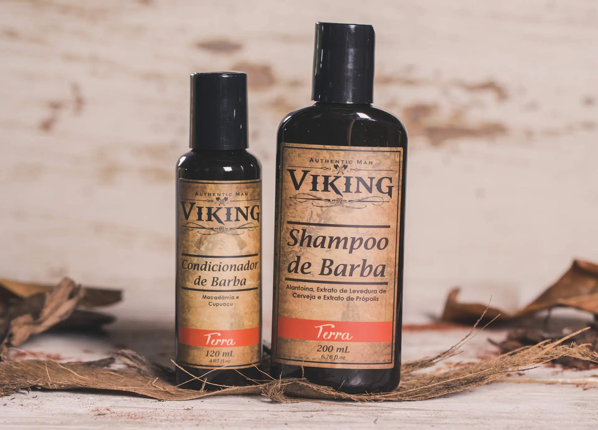 Kit Necessáire Shampoo e Condicionador de Barba Terra 2