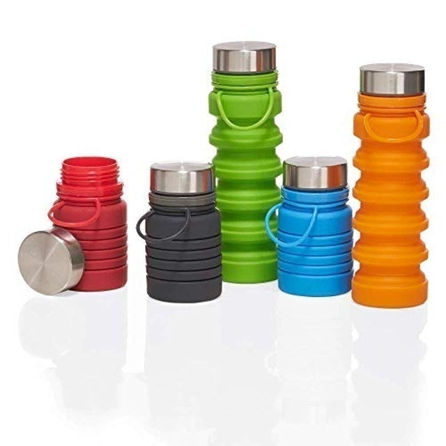Garrafa em Silicone Retrátil com Alça 3